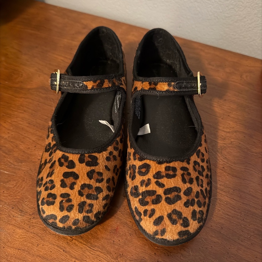 Leopard Print Mary Jane Shoes